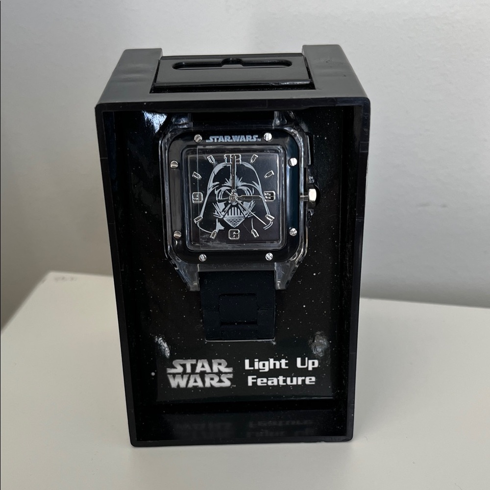 NEW! Star Wars Black Watch with Light Up Feature
